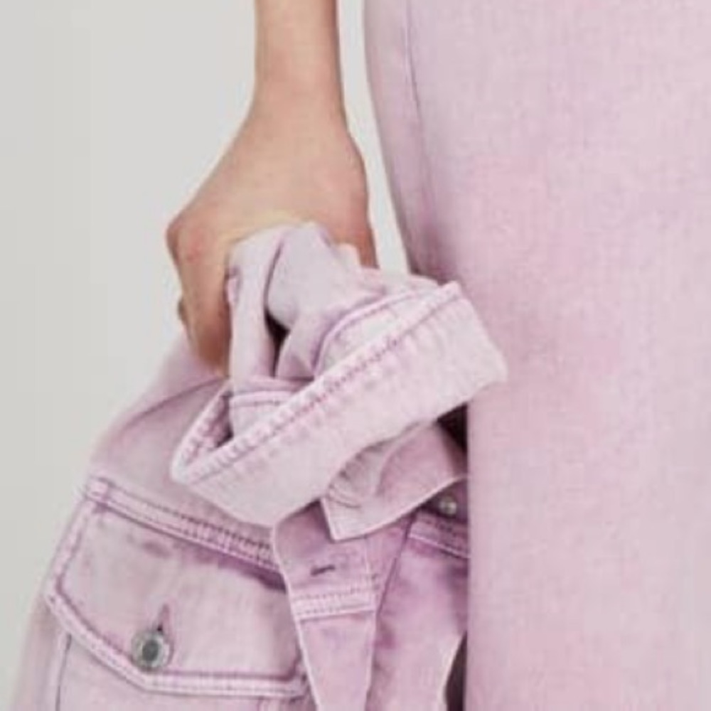 SOLD !!! FRANK & OAK PASTEL JEAN JACKET BNWOT - Picture 4 of 9